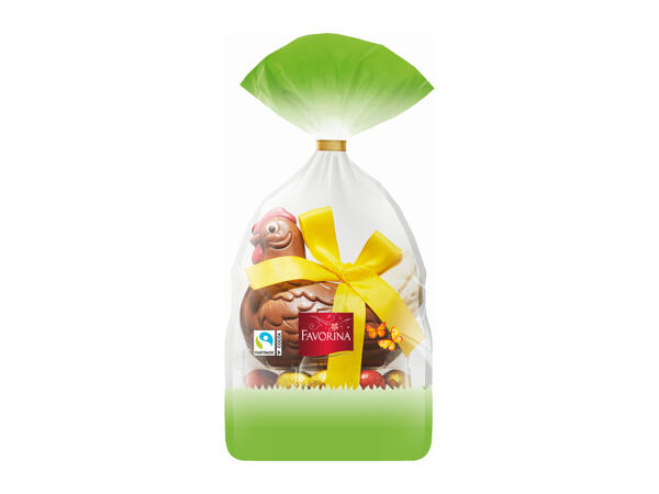Favorina Milk Chocolate Hen with Eggs