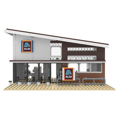 Large ALDI Bricks US Store, 552 pcs