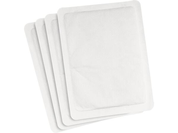 Lower back heat wrap with heat patches, 5 pieces or heat patches, 4 or 6 pieces