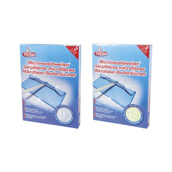 TWIDO HOUSEHOLD(R) 				Torchons en microfibre, 2 pcs