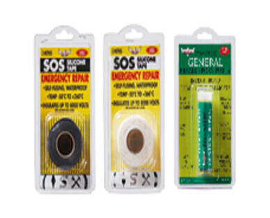 SOS Silicone Tape or Epoxy
