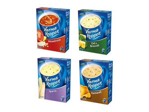 Varma koppen pulversoppa