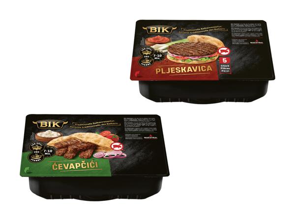 BIK Cevapcici, Pljeskavice