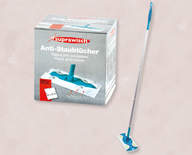 Balai/Lingettes antipoussières SUPRAWISCH(R)