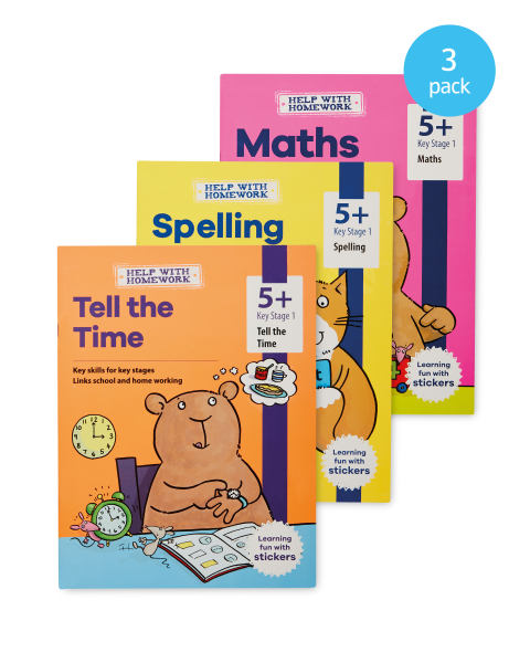 5+ Assorted Workbook 3-Pack