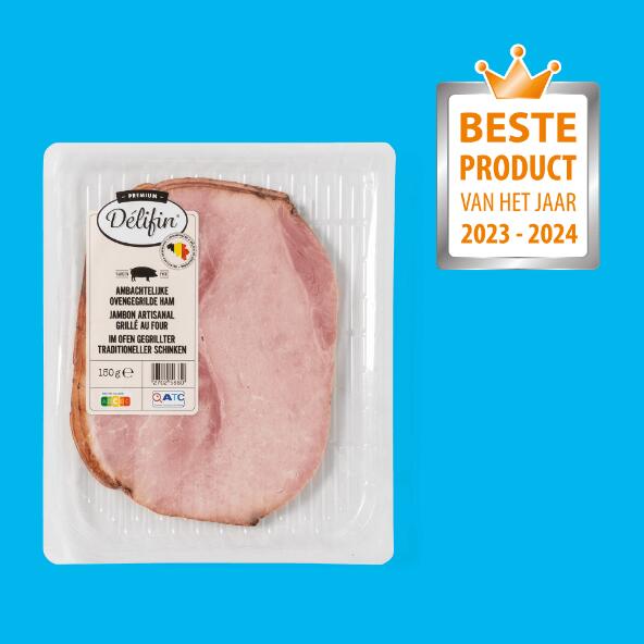 DÉLIFIN(R) 				Ambachtelijke ovengegrilde ham