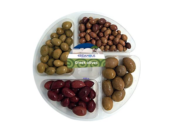 Greek style olives