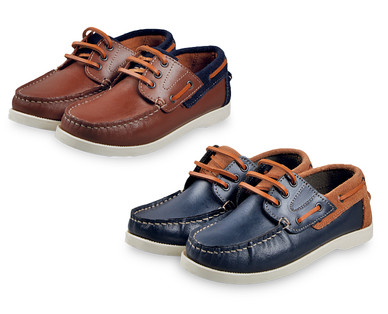 Boys' Leather Boat Shoes