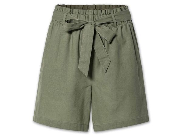 Damen Leinenshorts