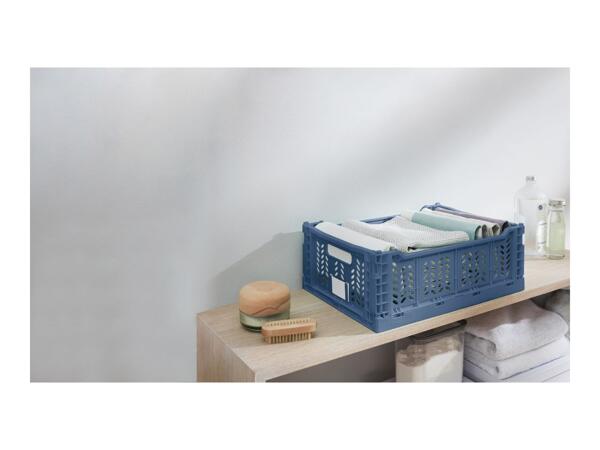 W5 14.5L Blue Collapsible Crate