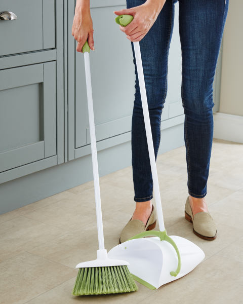 Easy Home Long Dustpan & Brush