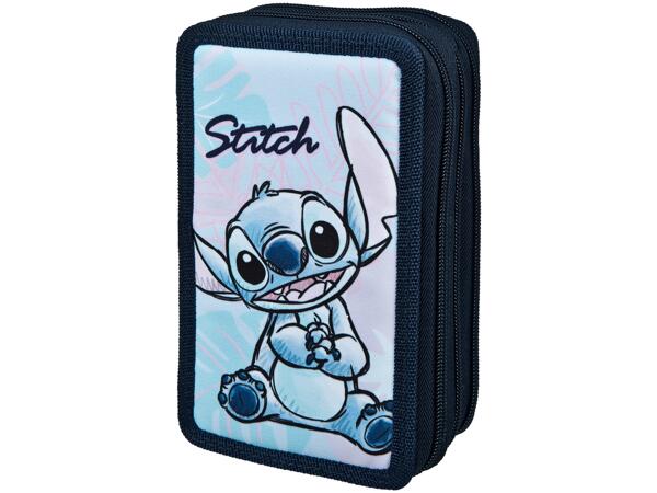 Pencil Case with Three Per pack Zippers "Jurassic World, Frozen, Spiderman, Lilo & Stitch"