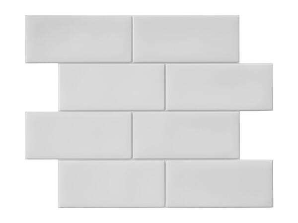 Livarno Home White Self-Adhesive Wall Tiles - 10 Pack