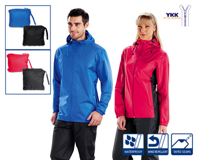 Men's/Ladies' Packable Rain Jacket and Trousers