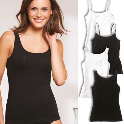 Maillot de corps en coton bio pour dames
