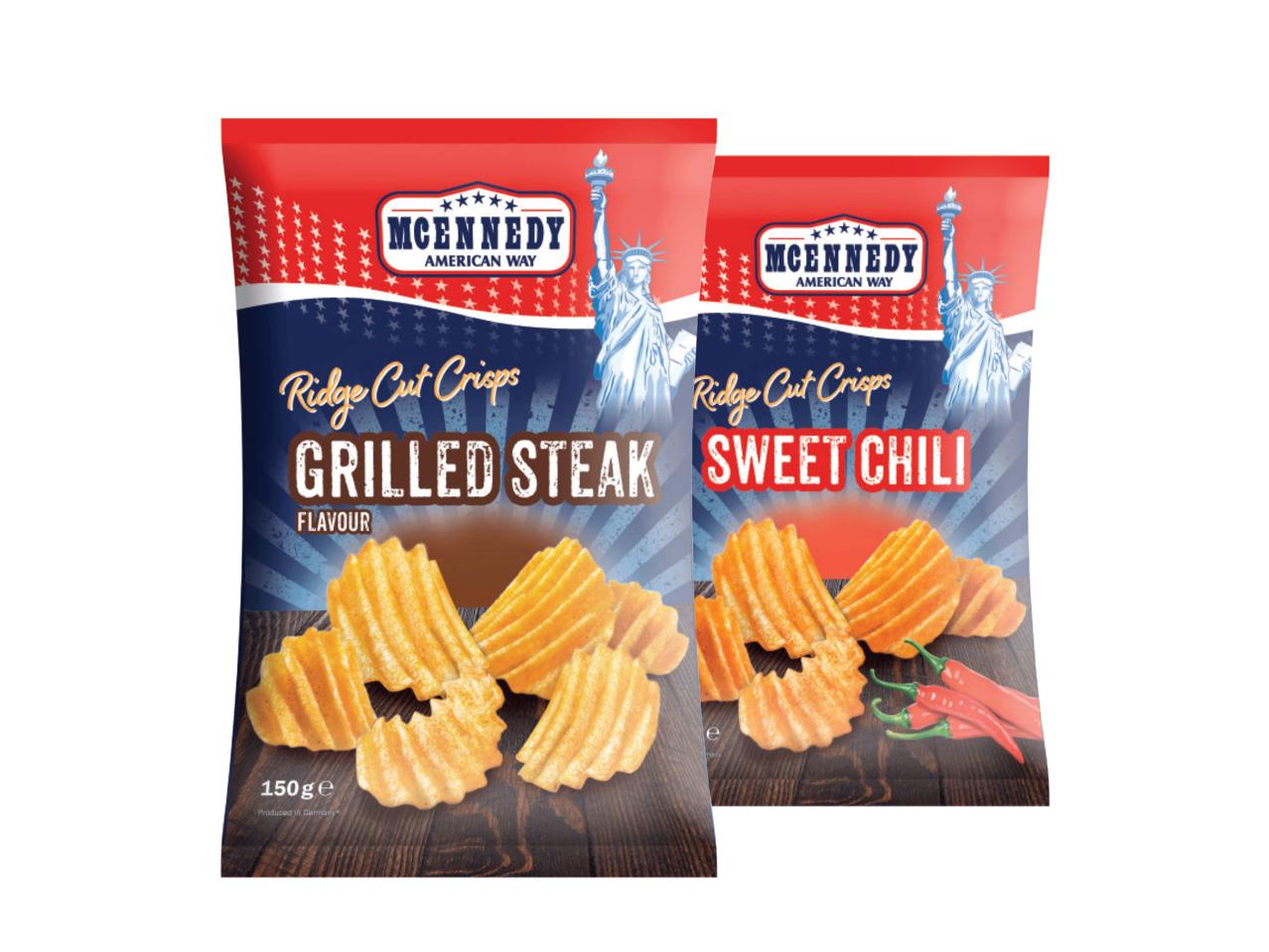 Ridge Cut Crisps