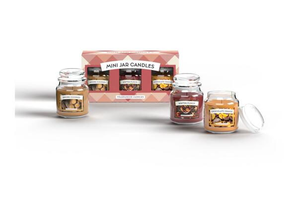 Christmas Mini Jar Candle Gift Set - 3 Pack
