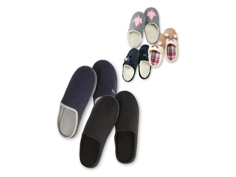 ESMARA/LIVERGY Ladies' or Men's Slippers