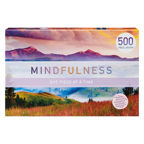 500 Piece Mindfulness Jigsaw Puzzle - Mountains