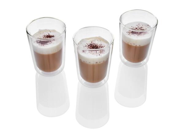 Livarno Home Cappuccino Glasses - 3 Pack
