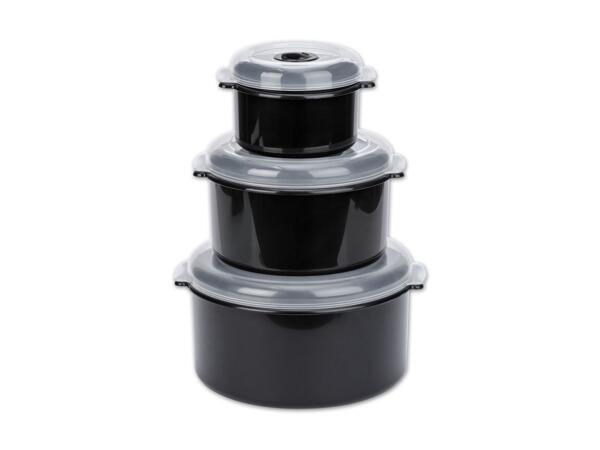 Mikrowellendosen-Set, 3-teilig