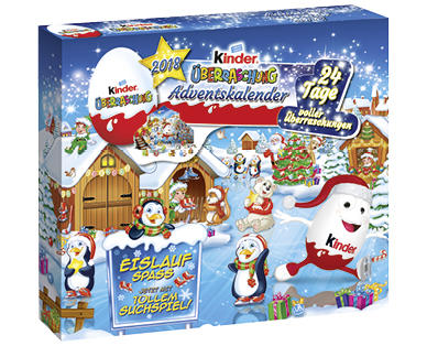 KINDER(R) Calendario dell'Avvento con sorprese