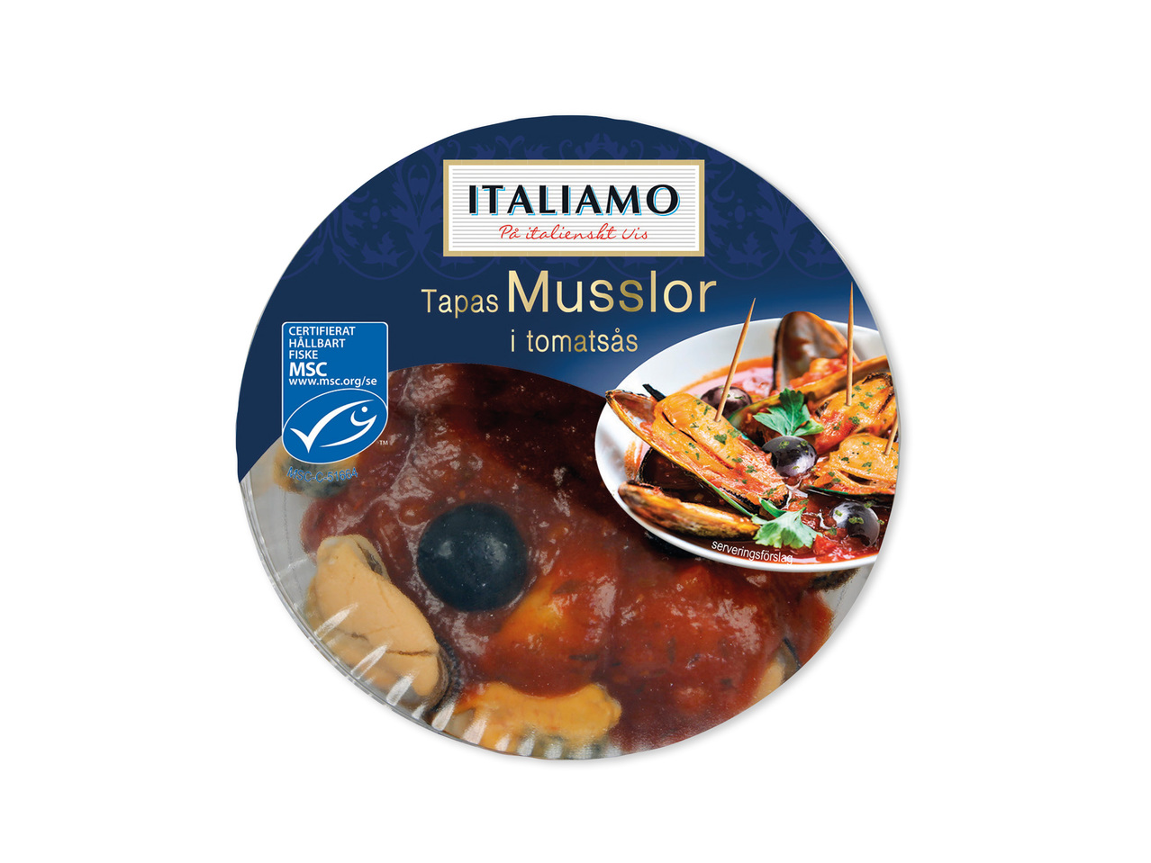 MUSSLOR I TOMATSÅS