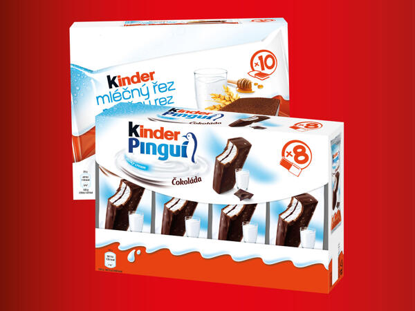 KINDER MLÉČNÝ ŘEZ / KINDER PINGUÍ