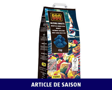 BBQ 
 BRIQUETTES DE CHARBON DE BOIS