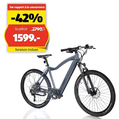 ALLEGRO Vélo électrique Invisible E-MTB AXIM°03 19", Tuna