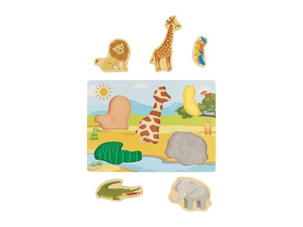 Lupilu Touch & Feel Puzzle - 6 Pieces