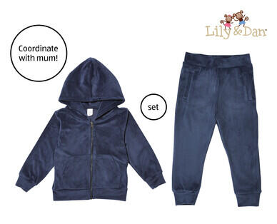 Children's Velour Tracksuit Set