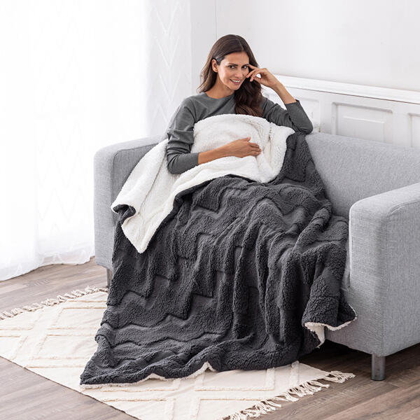 Kuscheldecke "Zick Zack"
