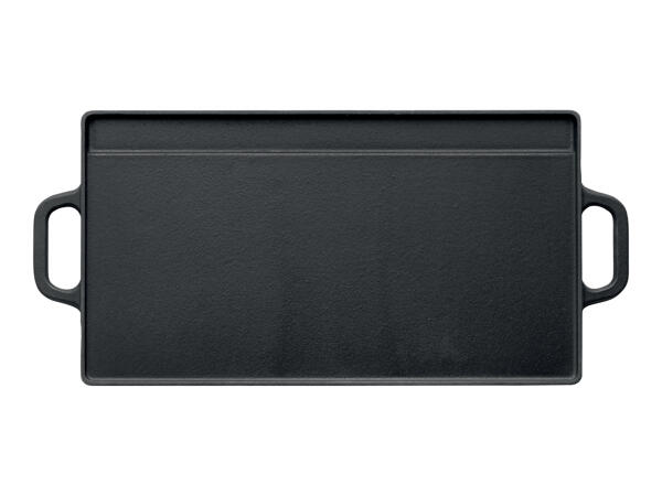Grillmeister Cast Iron Griddle / Grill Pan
