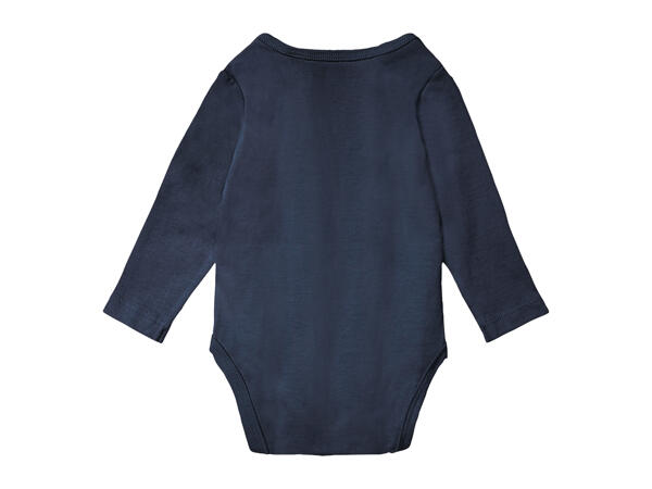 Lupilu Baby Long-Sleeve Bodysuits - Pack of 3