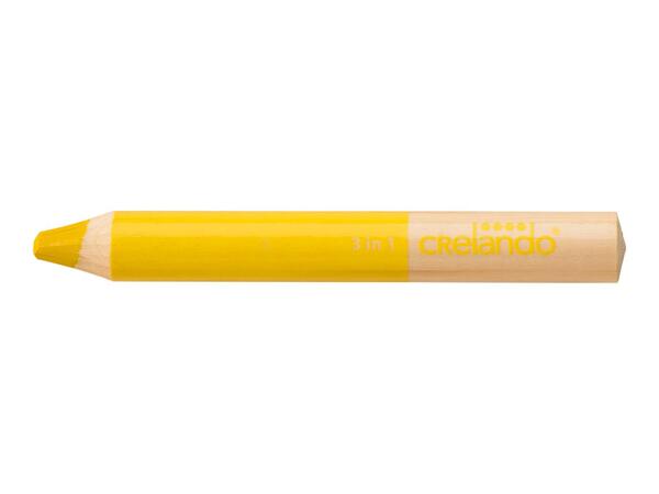 Crelando 3-in-1 Coloured Pencils - 10 Pack