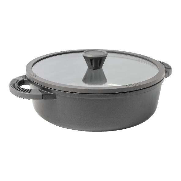 CROFTON(R) 				Gussaluminiumpfanne mit Deckel, 28 cm