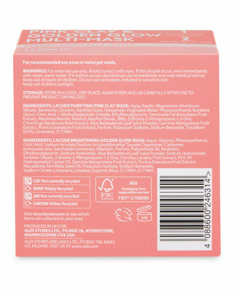Pink Clay & Golden Glow Multi-Mask