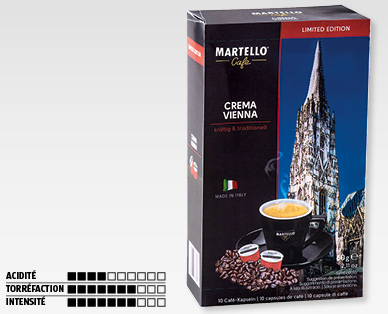 Capsules de café "Crema Vienna" MARTELLO(R)