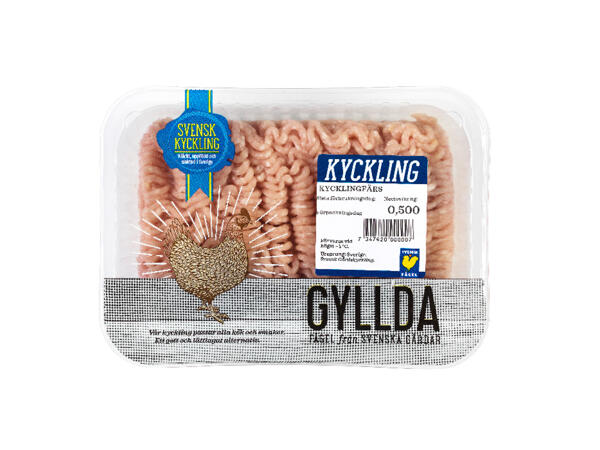 Färsk kycklingfärs