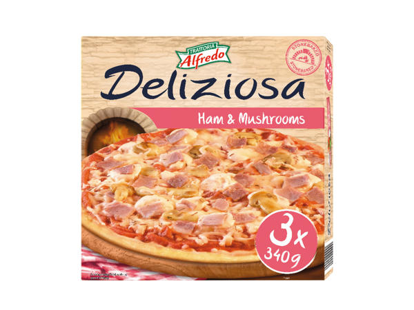 Stenugnspizza Cappricciosa
