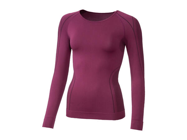 Crivit Ladies' Seamless Thermal Long- Sleeve Vest