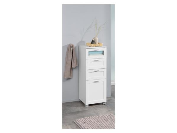 Bathroom cabinet with 4 drawers