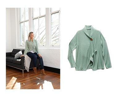 Serra Ladies' Cardigan Wrap