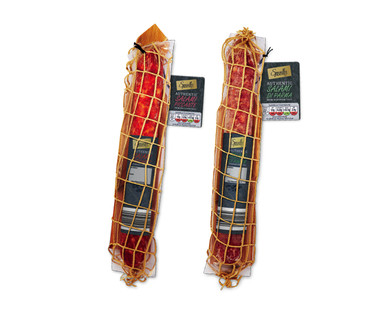 Specially Selected Whole Salami and Cutting Board