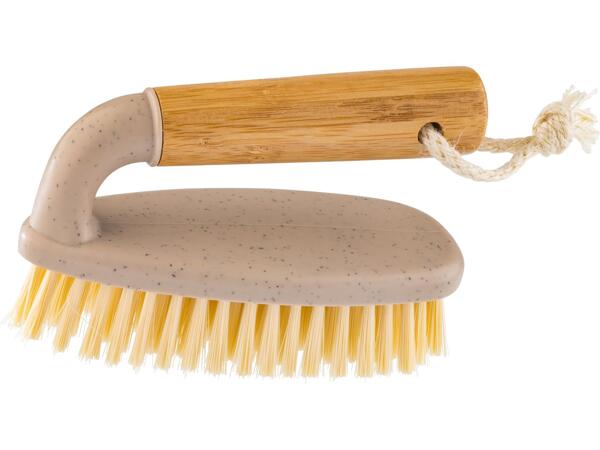 Scrubbing brush for pots and bottles