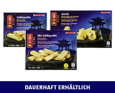 ASIA 
 FRÜHLINGSROLLEN/ASIA MIX