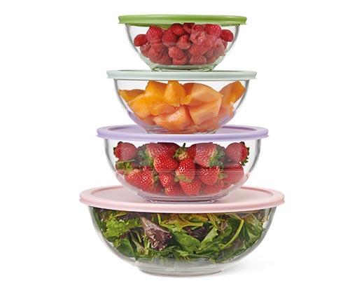 Crofton Glass Mixing Bowl Set