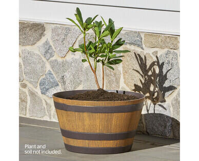 Whiskey Barrel Planter