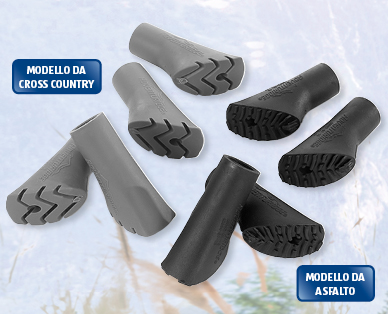 Ammortizzatori in gomma da nordic walking ADVENTURIDGE(R)